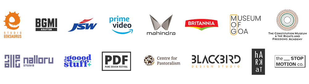 logos logos of brands ToTR house has worked with