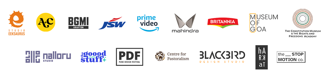 logos logos of brands ToTR house has worked with