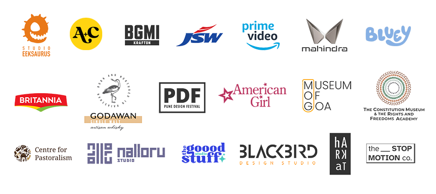 logos logos of brands ToTR house has worked with